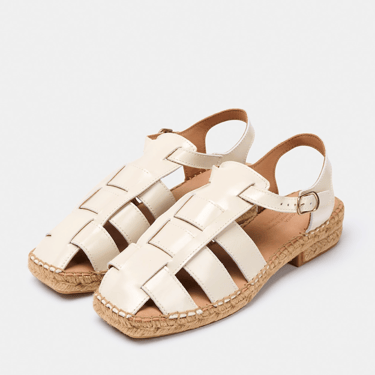 Sativa sandals, ecru