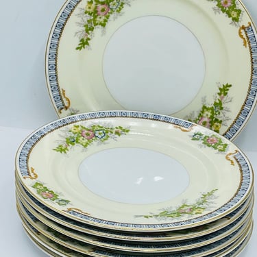Vintage  (7) Meito "Cecil "  Salad Plates 7" Nice chip free Condition 