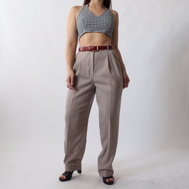 90s Muted Beige Trousers - W28