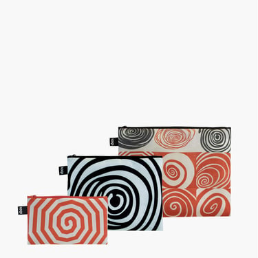 Recycled Zip Pocket Bags | Louise Bourgeois Spirals