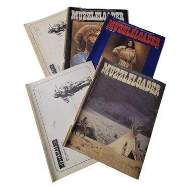 Muzzleloader (5) Magazine Lot 1984 Publication for Black Powder Shooters Hunting 