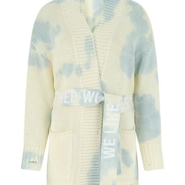 Golden Goose Deluxe Brand Woman Two-Tone Cotton Oversize Cardigan