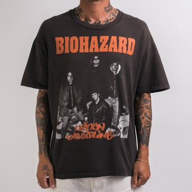 Vintage 1992 Biohazard Urban Discipline T-Shirt 