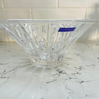 Like new_Waterford Crystal Marquis Sheridan Flared Bowl / Luxury Crystal Gifts... by LeChalet