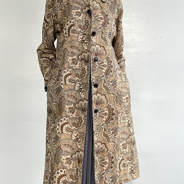 Mod Paisley Overcoat (M)