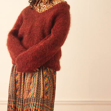 1960s Gingersnap Mohair Sweater 