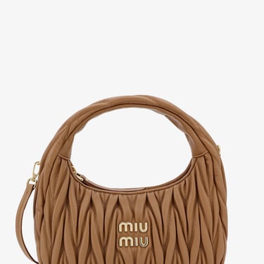 Miu Miu Woman Wander Woman Brown Handbags