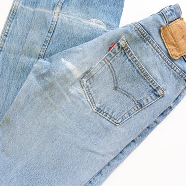 Vintage Medium Wash Levi's Jeans with Repair