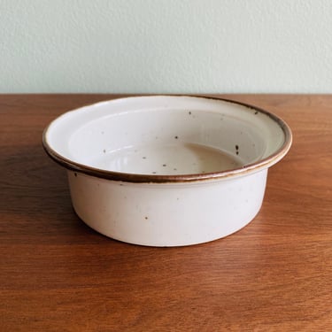 Dansk Brown Mist rim soup bowl / Niels Refsgaard Denmark vintage stoneware dish 