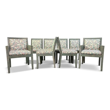 Exquisite Set of Eight Dining Chairs by Billy Baldwin for Bielecky Brothers