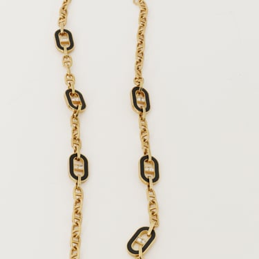 Ann Taylor Gold & Black Necklace