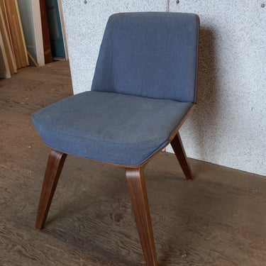 MCM-style Upholstered Chair, 20.5 x 23.25 x 30