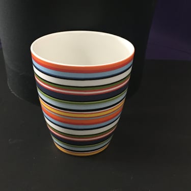 A Colorful Swedish Small Vintage Rorstrand Table Top Vase 