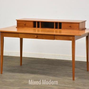 Solid Cherry Shaker Modern Desk 