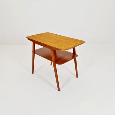 German Mid century Ash coffee table, side tables by Else Möbelfabrik, 1960s 