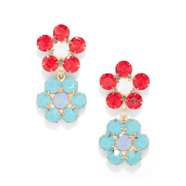 The Pink Reef Handcrafted Gem Floral in Ruby