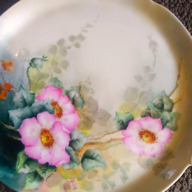 ANTIQUE Jean Pouyat Limoges, Relish Tray, Collectible Plate, Home Decor 