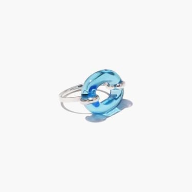 Cled In The Loop Ring - Aquamarine