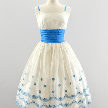 Vintage 1950's Minx Modes Party Dress
