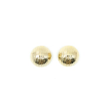 Ribbed Dome Earrings