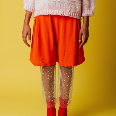 Vintage Orange Highwaist Shorts 
