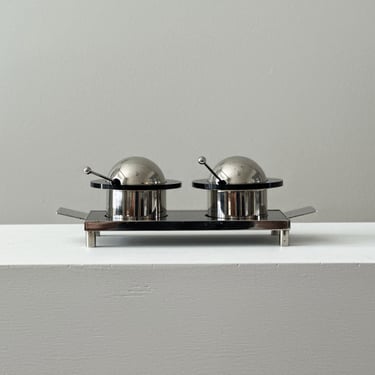 1980s – Vintage Memphis Era Condiment Set by Punto Bacola & Massimo Podesta for Montagnani 