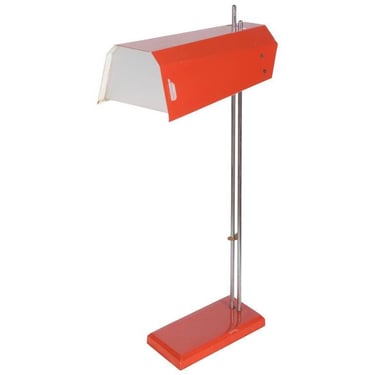 Vintage Orange Table Lamp 