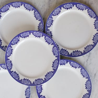 Matched Transferware Plate set of 5
