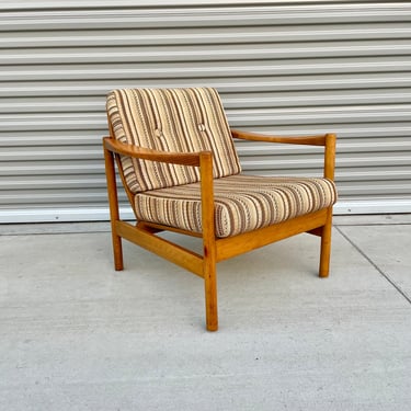 1960s Vintage Teak Lounge Chair 