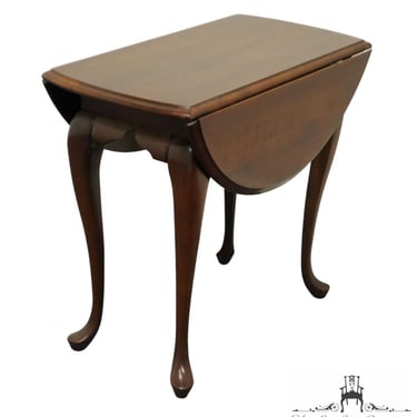 CRESENT FURNITURE Solid Cherry Traditional Style 32" Drop Leaf Accent End Table 