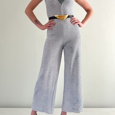 Fabulous 1970's Kimberly Knit Jumpsuit / Sz XS