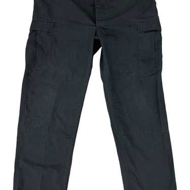 Men’s Propper Black Rip Stop Double Knee Utility Combat Military Pants XL Long