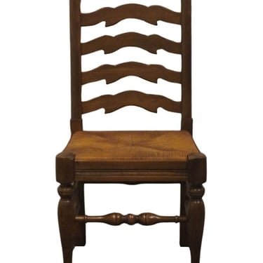 ETHAN ALLEN Royal Charter Ladderback Dining Side Chair w. Rush Seat 16-6001 