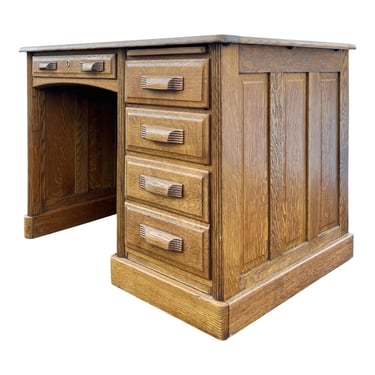 Vintage Early 1900’s Oak Writing Desk 