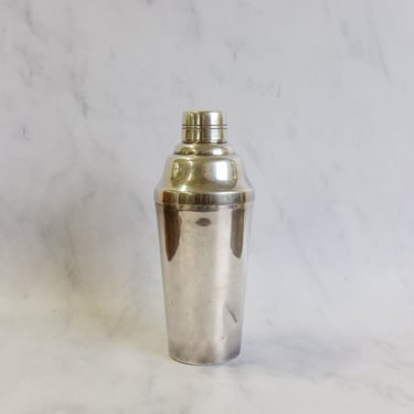 vintage french silver cocktail shaker