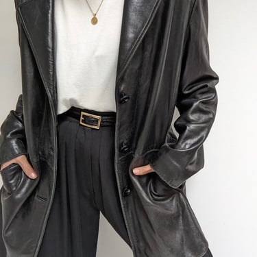 Vintage Caviar Leather Jacket