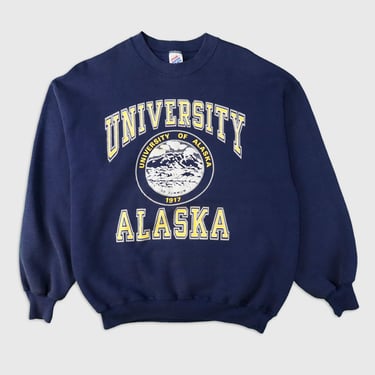 Vintage 1917 University Of Alaska Sweatshirt Sz L