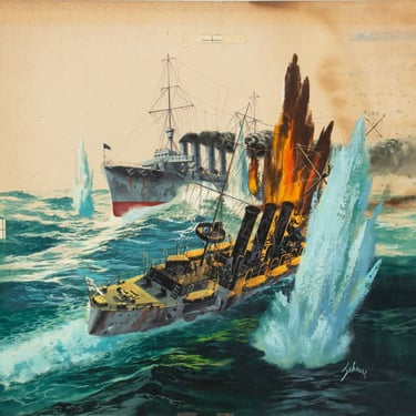 Harry Schaare &quot;The Lonely Command&quot; Mixed Media