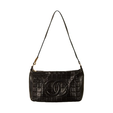 Chanel Black Choco Bar Shoulder Bag
