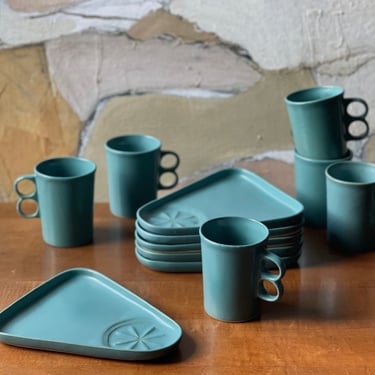 David Gil | Bennington Potters | Snack Set (6 settings) 