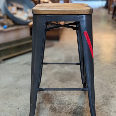 Wood and Metal Barstools 12 x 26.5