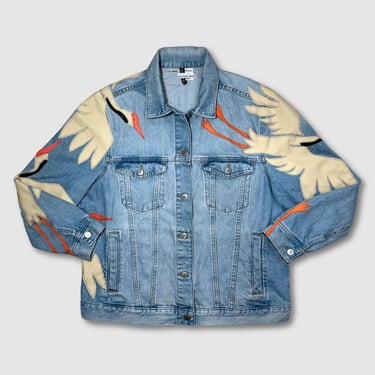 denim 'crane' jacket