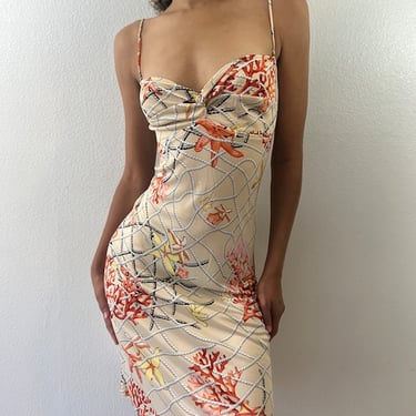 Vintage Sea Coral Print Dress by VintageRosemond