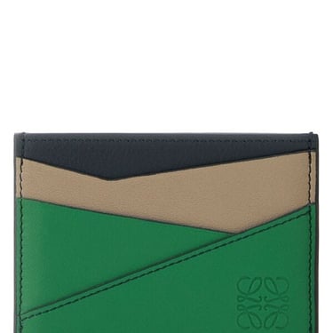 Loewe Men Puzzle Edge Plain Card Multi