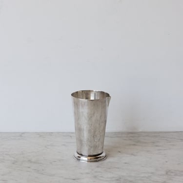 Silver Mixing Canister