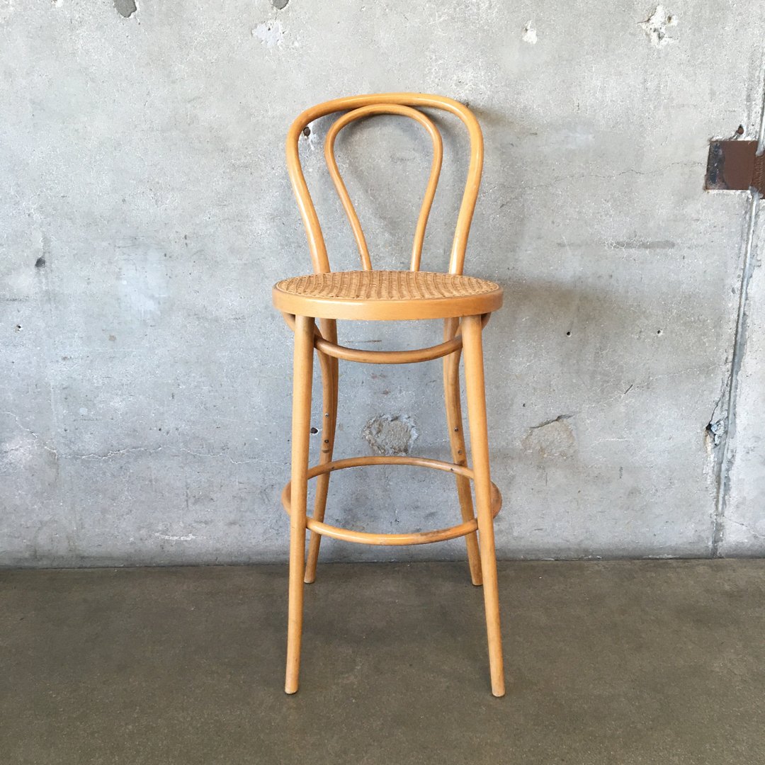 Vintage Bentwood Cane Barstool Urban Americana Long Beach, CA