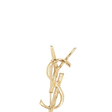 Saint Laurent Woman Gold Metal Opyum Ysl Brooch