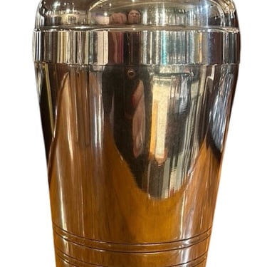 Streamlined Cocktail Shaker in Silverplate