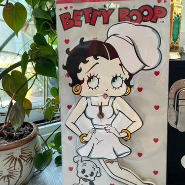 2000s Vintage Chef Betty Boop Clock