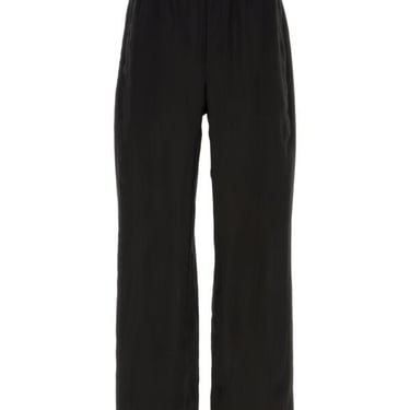 Saint Laurent Men Black Twill Pyjama Pant